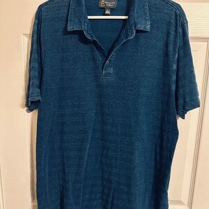 Classic Blue Polo Shirt with Timeless Design